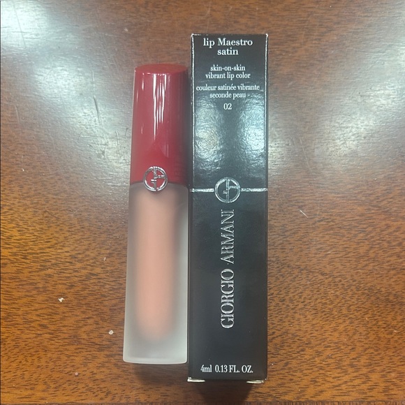 Giorgio Armani Lip Maestro Satin - Skin-on-Skin Vibrant Lip Color - Picture 1 of 2
